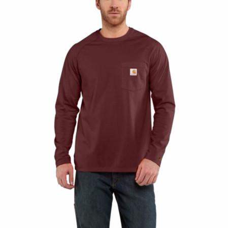Carhartt, Men's Workwear Long-Sleeve Shirt, Port - Augusta Cooperative ...