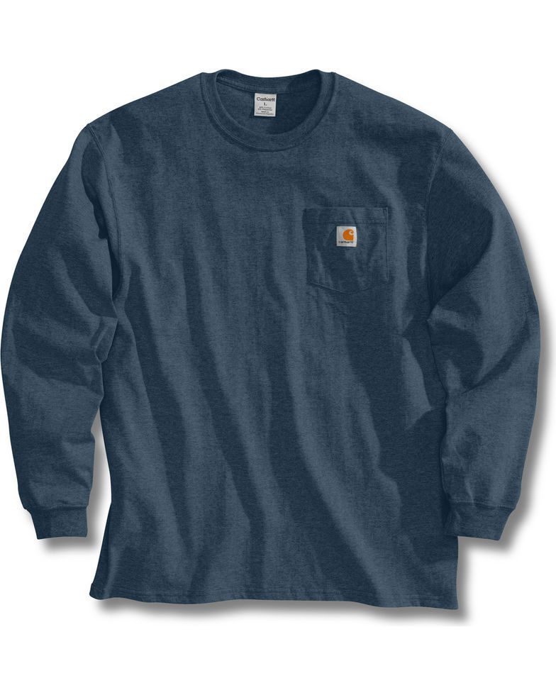 Carhartt, Workwear Long-Sleeve Shirt, Bluestone - Augusta Cooperative ...